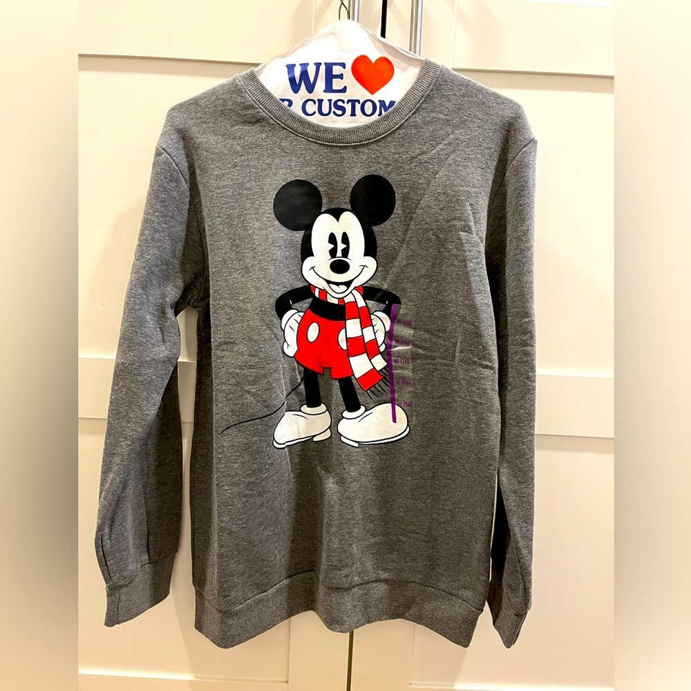 Disney Holiday Mickey Mouse sweatshirt, NWT - Picture 1 of 6